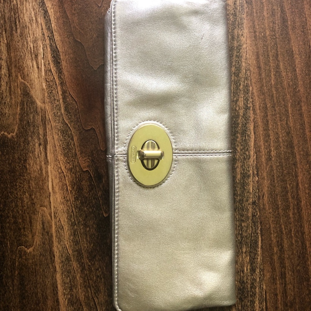 Authentic Gold Coach Clutch